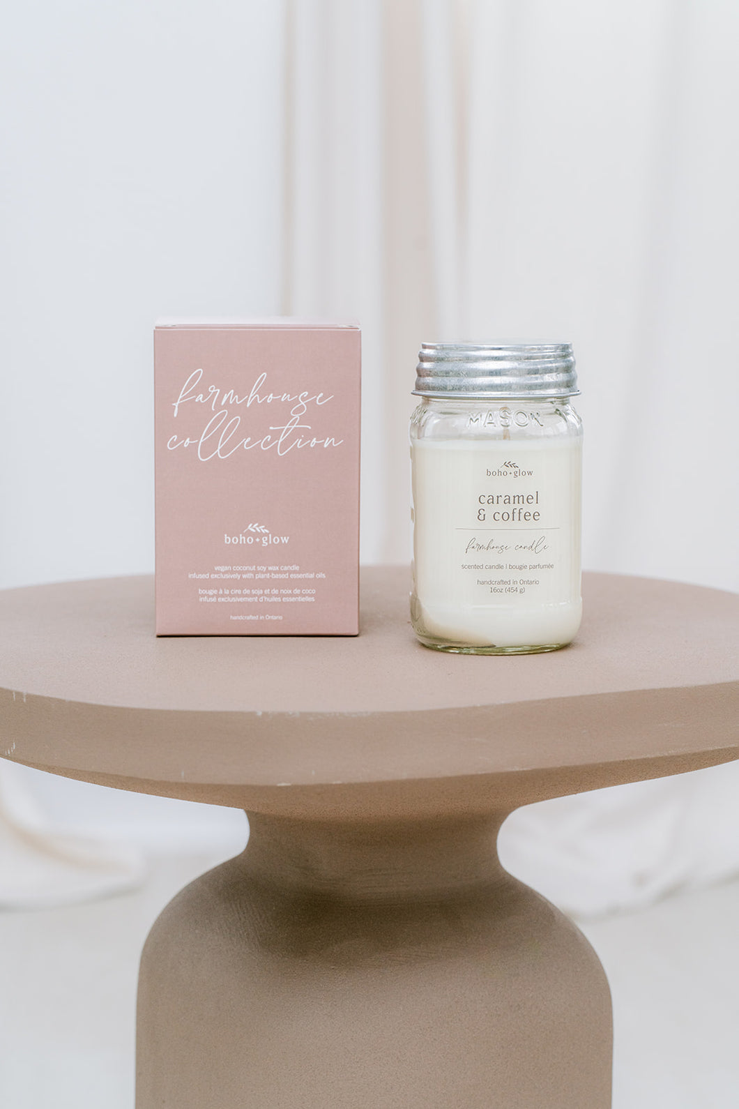 caramel & coffee // farmhouse candle