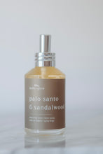 Load image into Gallery viewer, palo santo &amp; sandalwood // linen + room spray
