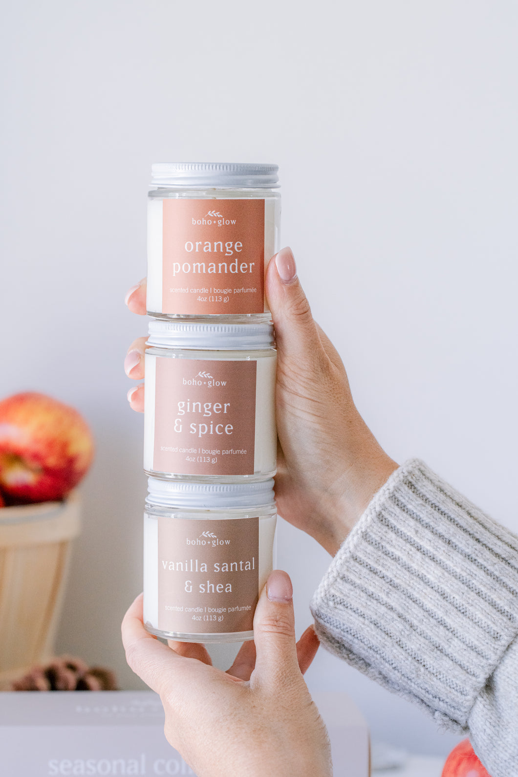 autumn spice // trio candle set