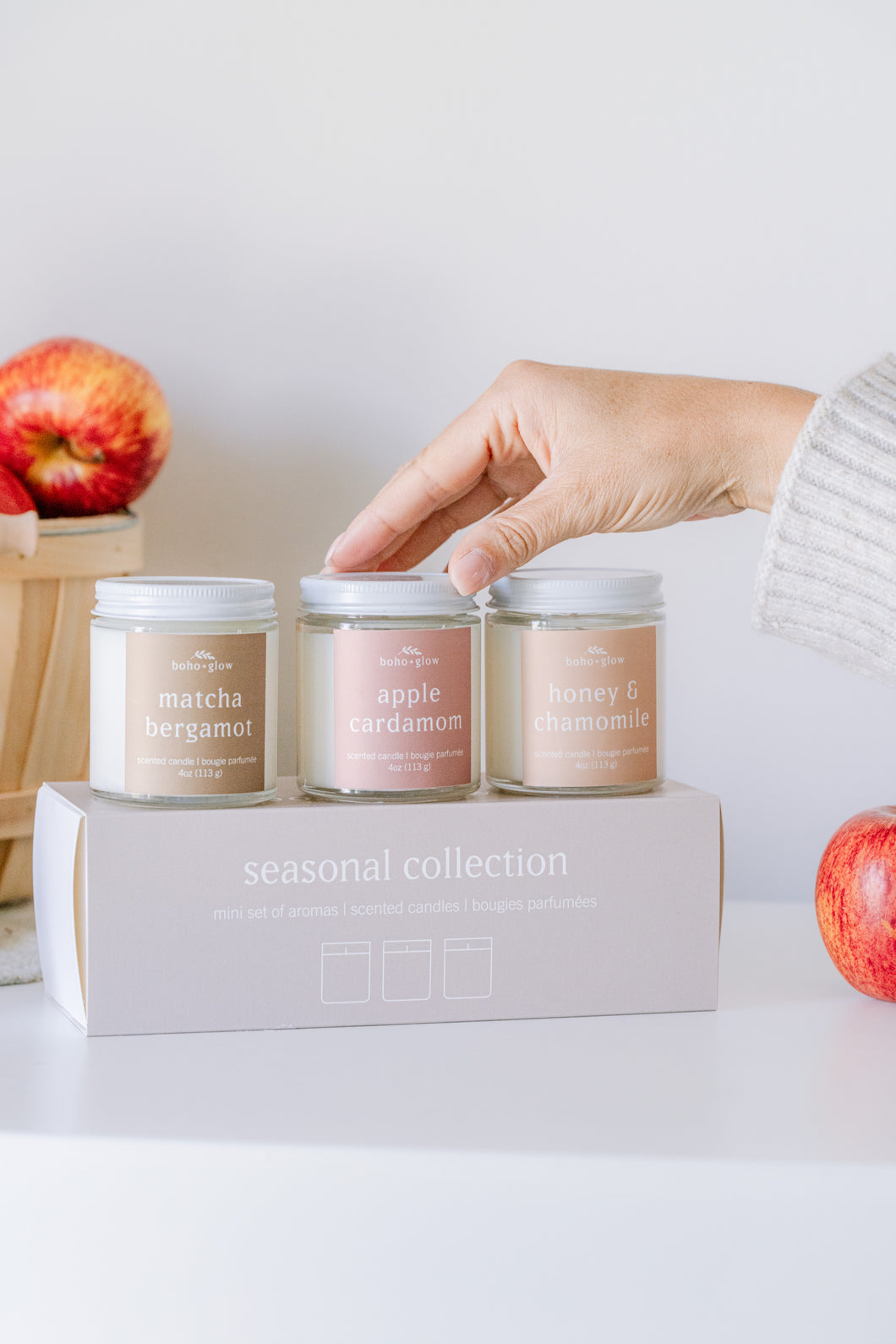 sweet autumn // trio candle set