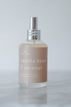 Load image into Gallery viewer, vanilla bean &amp; coconut husk // linen + room spray
