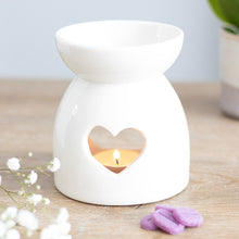 Load image into Gallery viewer, heart oil / wax burner
