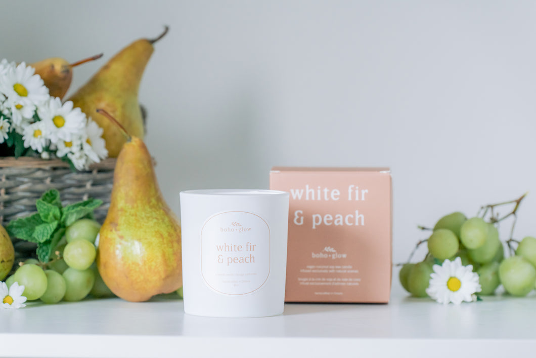white fir & peach
